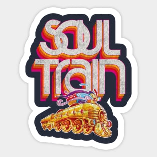 Soul Train Logo Worn Sticker